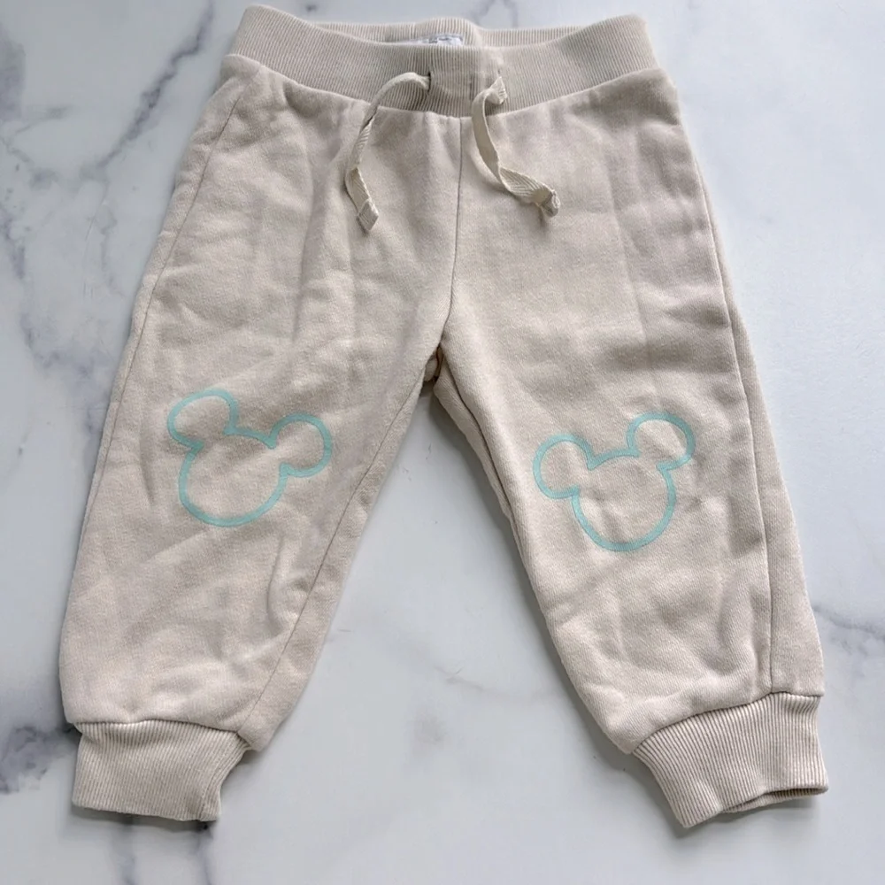 BabyGap Disney Mickey Mouse Logo Hoodie and Pull On Joggers